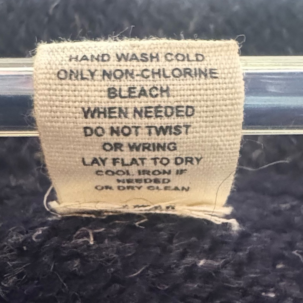 Anthropologie Moth Corn Wind Navy Kimono Cardigan Wrap Sweater women’s medium - Picture 17 of 17